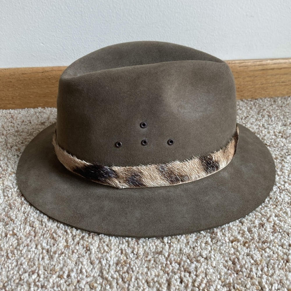 NWT Deadstock Willis & Geiger Mini Safari Felt Gazelle Hat 7 Outdoor Adventure - Picture 3 of 15